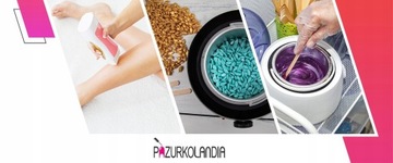 Zestaw do depilacji 12x WOSK W ROLCE + PODGRZEWACZ DUO 80W kosmetyki