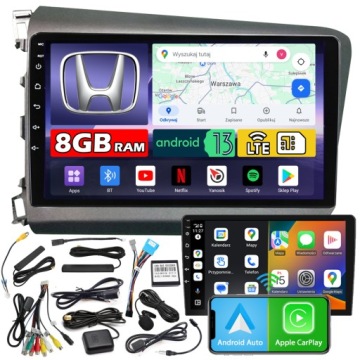 Autorádio Ncs ZQ9 Honda CIVIC 9 2012-2015 Android Navigace 8GB Lte