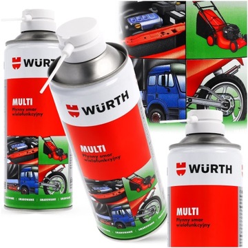 Wurth Chain Grease UNIVERSAL Масло для технического обслуживания 5в1 400мл