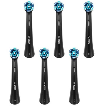 6x ORYGINALNA KOŃCÓWKA ORAL-B IO ULTIMATE CLEAN BLACK ZESTAW