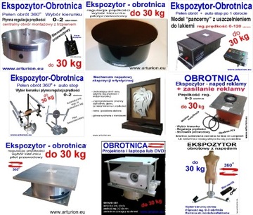 Поворотная платформа, дисплей до 300 кг - 1,5 м - управляемая