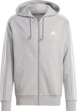 BLUZA MĘSKA ADIDAS ESSENTIALS FRENCH MIEJSKA SZARA rozm L