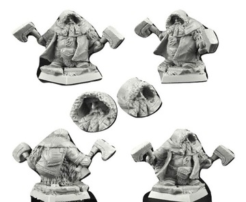 Figurka RPG Dwarf Ranger 28mm Scibor 28FM0211 24H