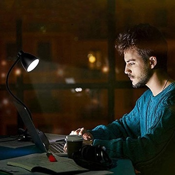 ЗАЖИМНАЯ СВЕТОДИОДНАЯ ЛАМПА ДЛЯ ЧТЕНИЯ НА ПРИСТОЛЕ ДЛЯ СПАЛЬНИ