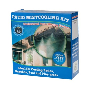 ZESTAW do NAWADNIANIA ZRASZACZ KURTYNA WODNA MGIEŁKA BRYZA WODNA