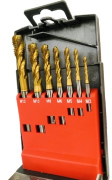 Комплект машинных метчиков FANAR M3-M12 HSSE