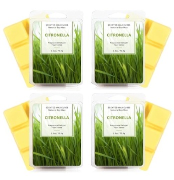 Wosk sojowy Citronella do kominków zapachowych x 4