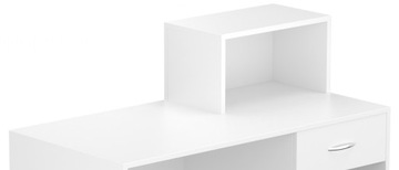 LADA SKLEPOWA BIURKO RECEPCJA BASIC 120 NADSTAWKA