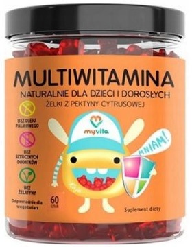 MyVita Multiwitamina żelki, 60 sztuk