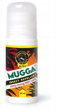 ROLL-ON NA KLESZCZE I KOMARY MUGGA STRONG 50% DEET
