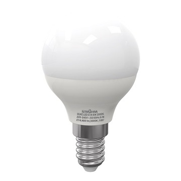STRUHM Żarówka LED kulka ULKE E14 6W 93lm/W G45 ciepła