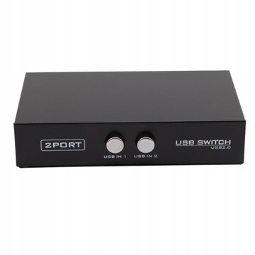 2 Porty USB 2.0 Switcher dla skaner Drukarka