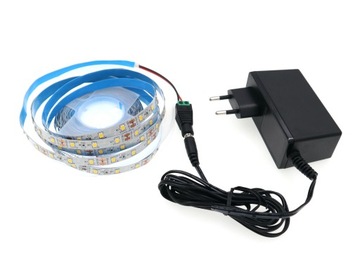 TAŚMA LED 300 Zestaw 5M BIAŁA NEUTRALNA + ZASILACZ