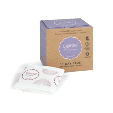 Ginger Organic Podpaski na dzień 10szt
