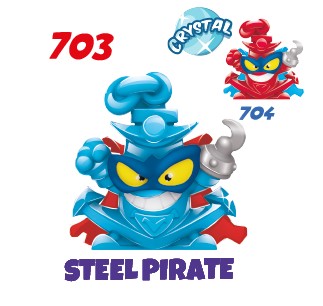 SUPER ZINGS seria 9 704 Steel Pirate cze crystal