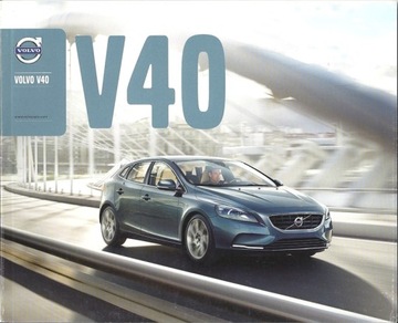 Volvo V40 prospekt 2013 niemiecki 44 strony
