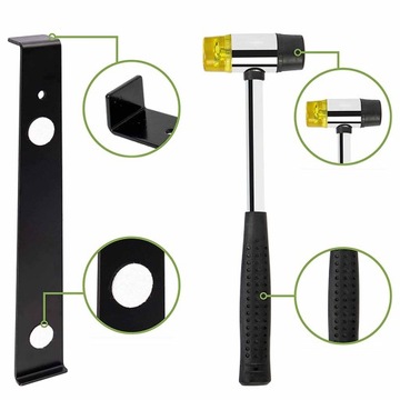 МОНТАЖНЫЙ КОМПЛЕКТ ДЛЯ УКЛАДКИ ПАНЕЛИ ПРИКЛЕИВАНИЕ МАТЕРИАЛ + 30 КЛИНЕЙ + МОЛОТОК