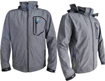 KURTKA MĘSKA SOFTSHELL WIOSENNA 5000 PRZEJŚCIOWA M