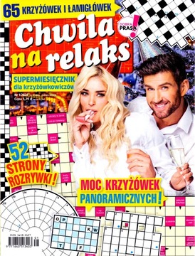 Chwila na relaks nr 1/2024. Supermiesięcznik dla krzyżówkowiczów.