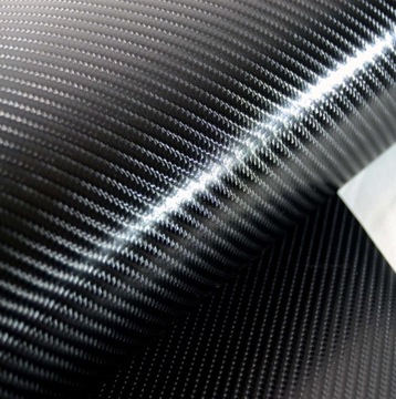 Карбоновая фольга 4D CARBON Черный шпон Пороги Стойки Кокпит 3м x 10см + RAKLA