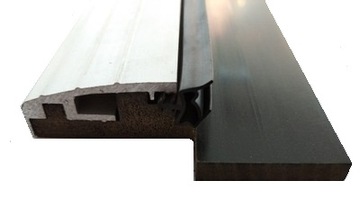 Próg PU termo do drzwi delta rozmiar 80N aluminium