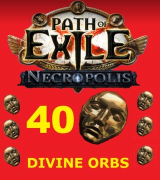 PATH OF EXILE POE NECROPOLIS 40 SZTUK DIVINE ORB ORBS ORBY NOWA LIGA POE