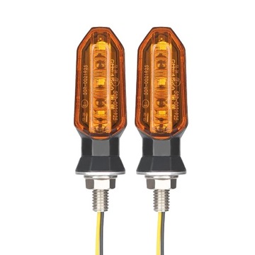 Seametal 12V kierunkowskaz motocykla uniwersalna lampka kontrolna LED 2 szt