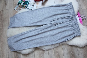 SPODNIE DAMSKIE SZARE GUMA W PASIE 46 3XL *PRIMARK