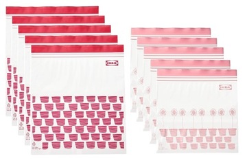 IKEA Istad Woreczki strunowe na żywność 80szt 1,2/2,5/4,5/6l