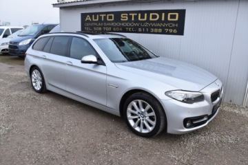 BMW Seria 5 F10-F11 Touring 520d 190KM 2014 BMW Seria 5 Head-Up Wirtual-Licznik NaviKameraSkoraPamiecPanoramaX Drive, zdjęcie 35
