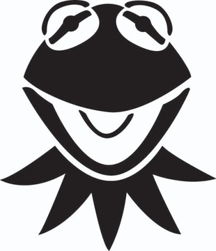 Naklejka na auto samochód KERMIT The Muppet Show