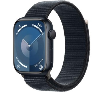 Smartwatch Apple Watch 9 GPS 45mm w kolorze północy z opaską sportową