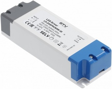 Zasilacz TRANSFORMATOR LED 12V 65W IP20 HZ50-60