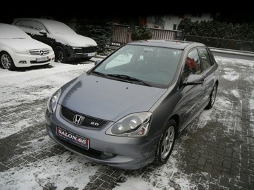 Honda Civic VII Hatchback 2.0 i 16V Type S 160KM 2005 Honda Civic 2.0S bez rdzy Stan Idealny Gwarancja12, zdjęcie 3
