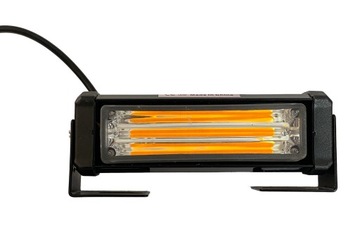 LAMPA STROBOSKOP POMARAŃCZOWY W ATRAPĘ 12V 24V pojedynczy zewnętrzny TRYBY