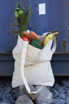 Хлопковая сумка цвета экрю DUBLIN 38x8x42см 220г