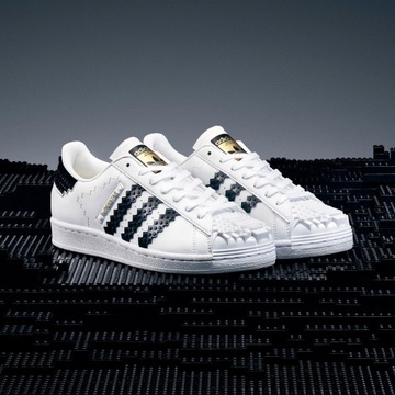 ADIDAS ORIGINALS SUPERSTAR WHITE BLACK GOLD