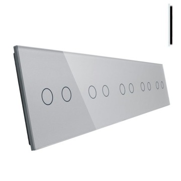 LIVOLO PANEL SZKLANY 2+2+2+2+2 DO WŁ. DOTYKOWY S