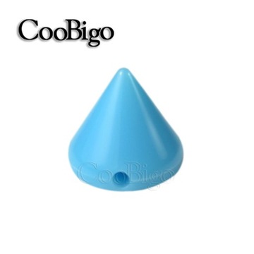 500pcs 8mm Punk Cone Stud Bead Spike Rivet Colorful Plastic For Bracelet