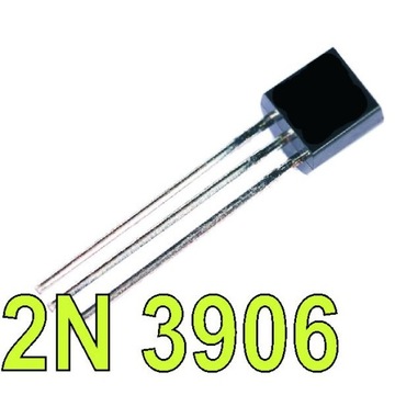 2N3906 tranzystor bipolarny PNP TO-92 2 szt.