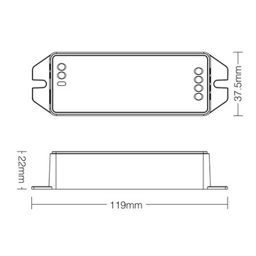 LED CCT FUT035M 6A КОНТРОЛЛЕР MILIGHT / MiBOXER