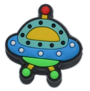 Pojazdy - Przypinka do Crocs - Ufo spodek - 3690