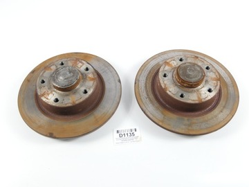 Tarcz hamulcowa tył prawy lewy 260mm łożysko 25mm komplet Megane III 3