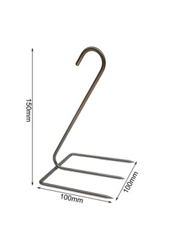 K-403 Hak fi 4 wędzarniczy do kurczaka 1 szt INOX