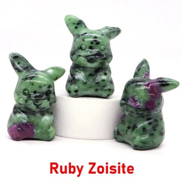 40mm Natural Gem Yellow Jade Crystals Fantastic Baby Cartoon Animals