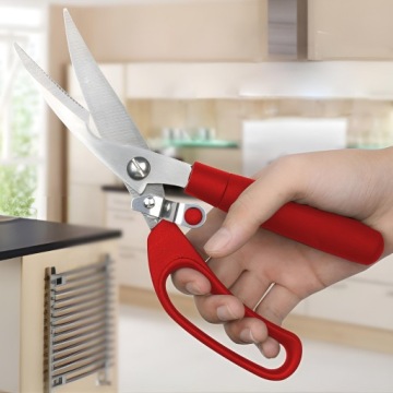 Ножницы для птицы, рыбы, овощей, курицы, кухни, 24 острых ножницы из нержавеющей стали