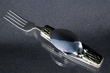 Туристический незаменимый нож, ложка, вилка, открывалка - ТН001