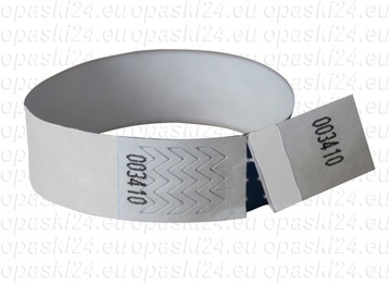 Opaski na rękę 500 szt z kuponem + nadruk