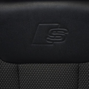 AUDI A4 B9 SEDADLO SPORT S-LINE LEVÝ PŘEDNÍ POLOKOŽENÝ ČERNÁ