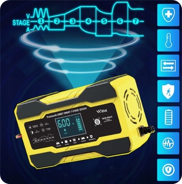 АВТОМАТИЧЕСКИЙ ВЫПРЯМИТЕЛЬ АККУМУЛЯТОРНОЙ ФУНКЦИИ РЕМОНТ ЖК-дисплея 24В/12В 5А/10А